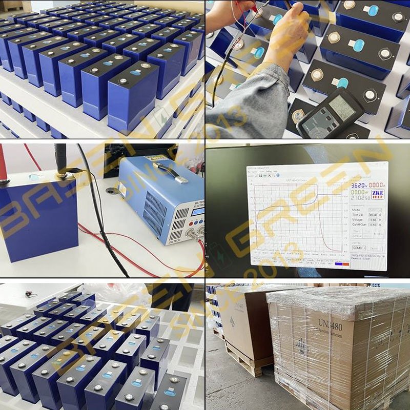 Basen Green 6000 Deep NEW Cycle 3.2V 150ah 280ah Lifepo4 Battery Akku Cell 50ah 100ah 200ah 300ah Lithium Ion Battery Packs