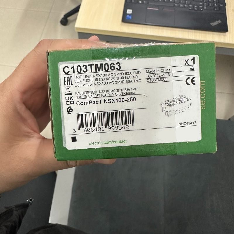 PLC C103TM063 NSX100-250 3P TMD 63A TU Trip unit Trip device breakers Multifunctional plc pac dedicated controllers