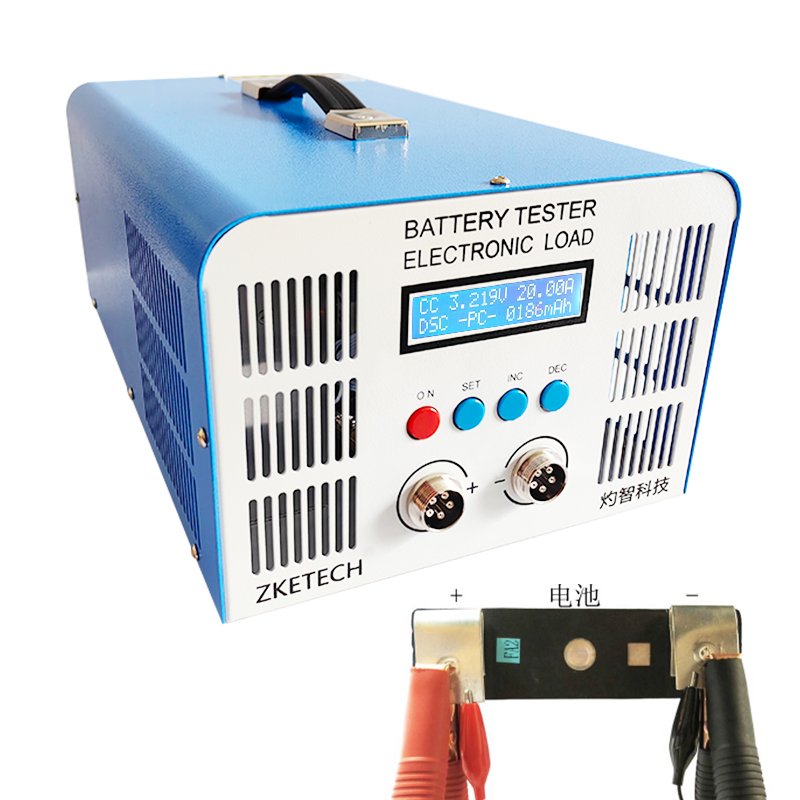 ZKETECH EBC-A40L Professional High-Current 0-5V 40A Charge 40A Discharge Battery LiFePO4 Capacity Tester Battery Testers