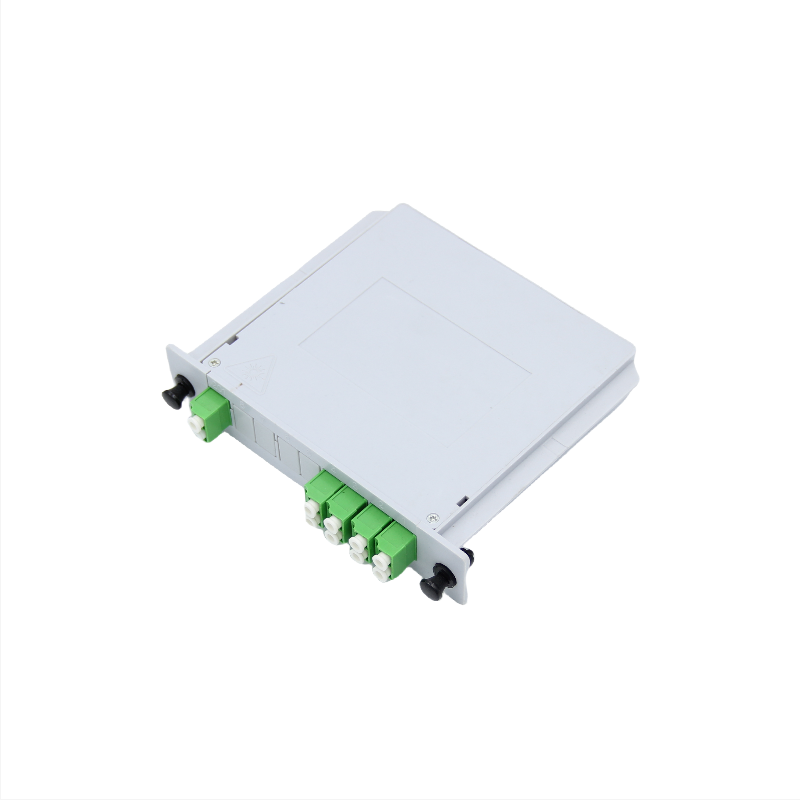 Insert 1 * 8 1 * 16 1 * 32 SC APC card plug-in passive optical splitter card connection PLC fiber optic splitter box type PLC