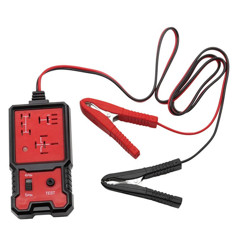 Automotive relay battery tester, four foot and five foot relay analyzer, automotive and motorcycle circuit battery repair tool
