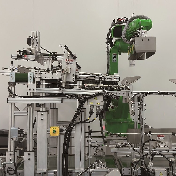 Automatically Package Line Solution with automatic Carton box filling and box package For Injection Molding Parts