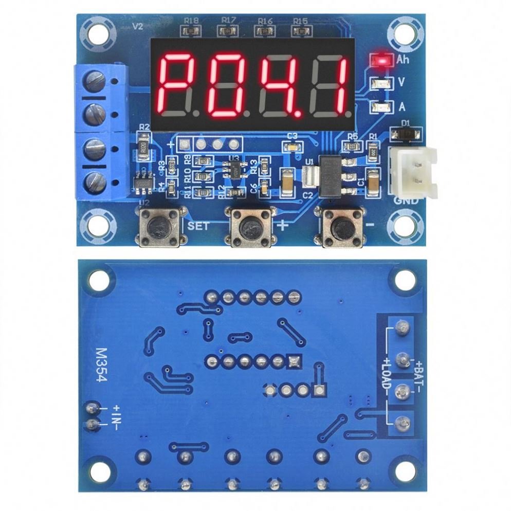 Digital Battery LED lithium battery capacity tester Li-ion capacity Real AH measuring module XH-M354 board