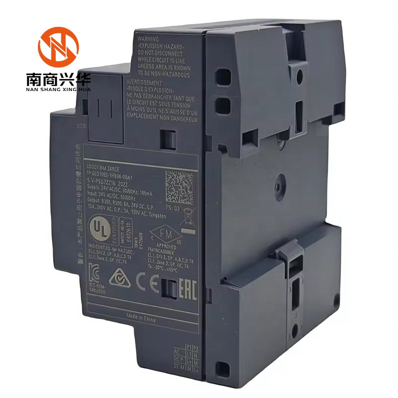 New Original 6ED1052-1HB08-0BA1 PLC CPU Series For LOGO! 8.3 Relay Output Ethernet Network 8 Input