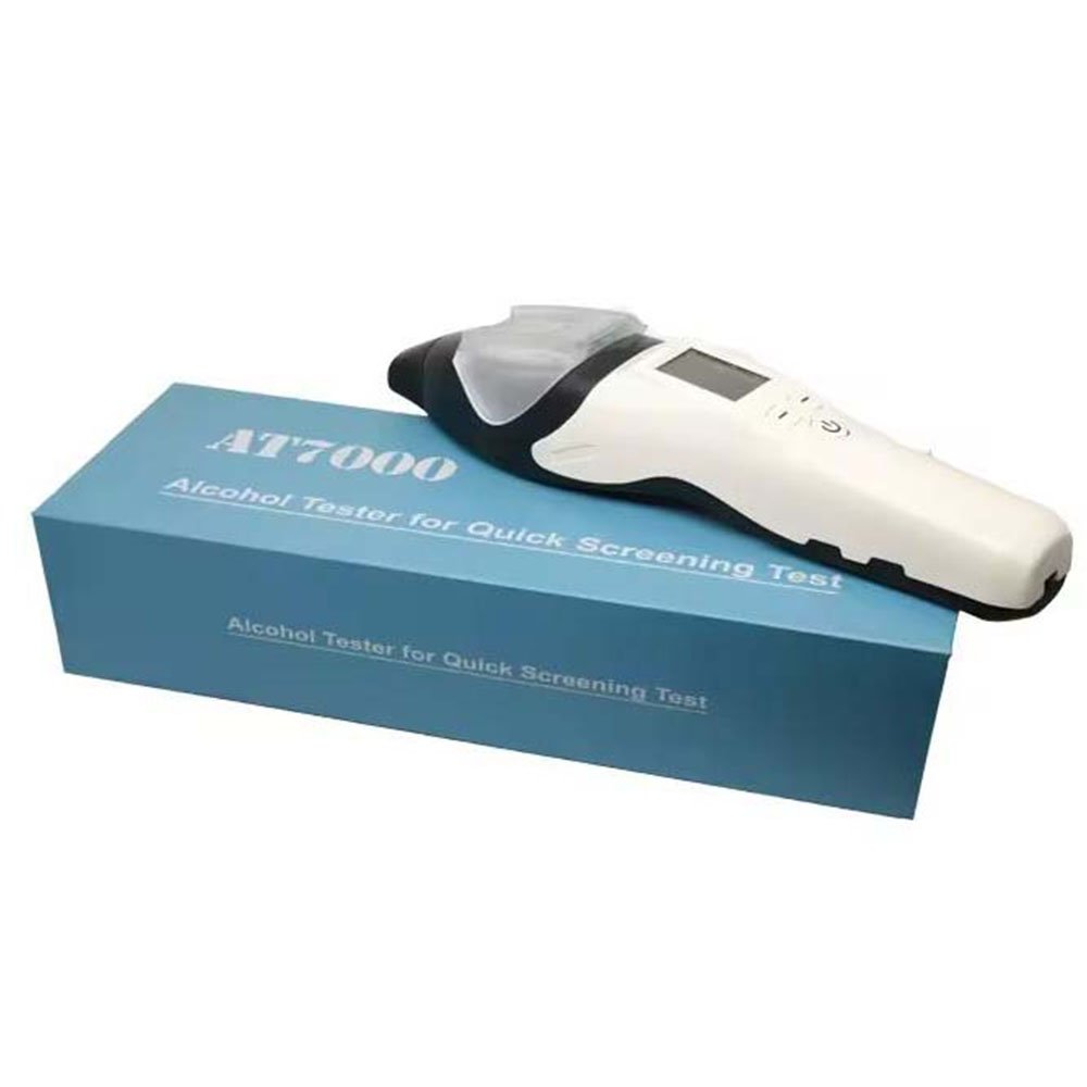 AT7000 Portable High Precision Non-contact LED Light LCD Display Fuel Cell Fast Screening Alcohole Breath Tester