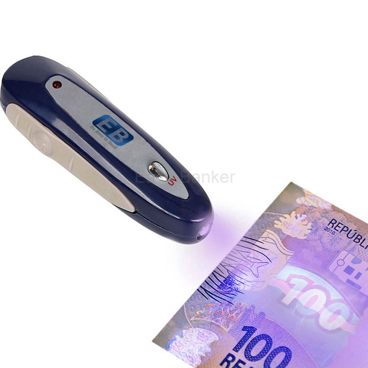 DC-128-3 2 in 1 Portable Money detector pen for universal currency Counterfeit testing Pen UV&MG banknote checker