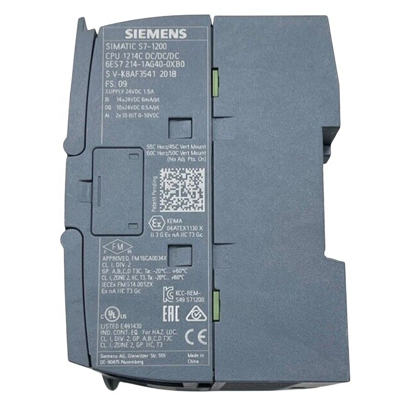 TAIZHOU SONGWEI 6ES72141AG400XB0 New SIEMENS SIMATIC S7-1200 CPU 1214C PLC PAC Dedicated Controllers 6ES7214-1AG40-0XB0