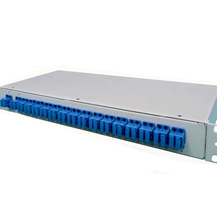Rack Mount Plc Splitter SC LC APC UPC Connectors Cassette Type 1X2 1X4 1X8 1X16 Optical PLC Splitter