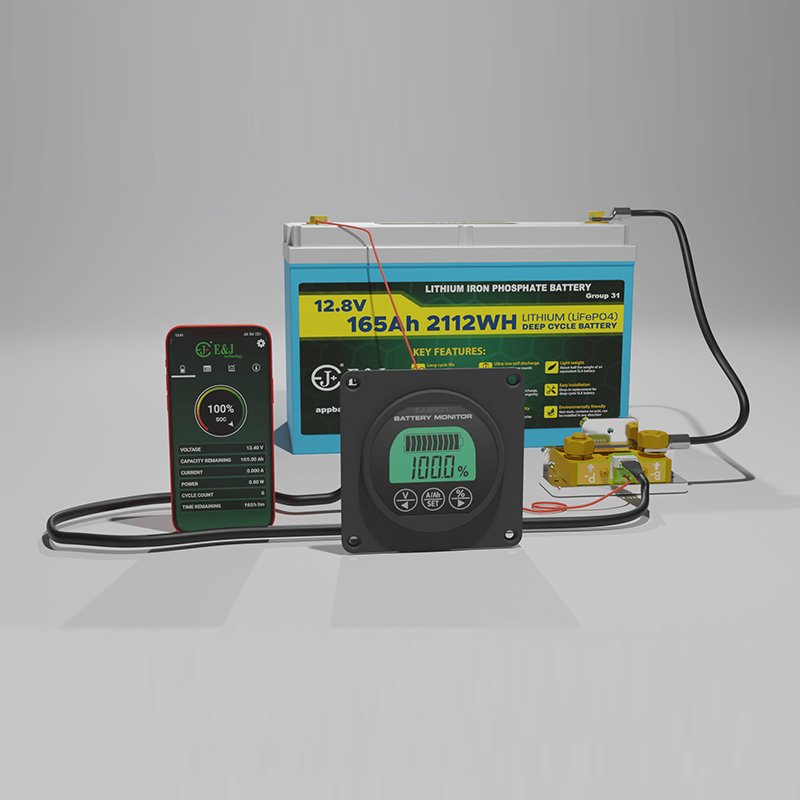 High Precision EJ-BM21 500A shunt Coulometer SMART Battery Monitor