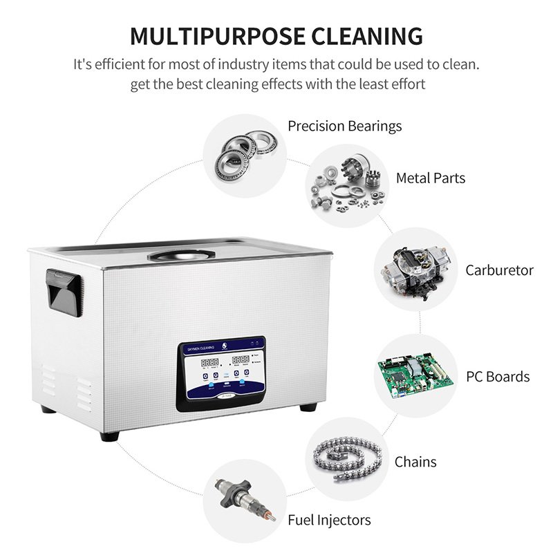 FD-100S Ultrasonic cleaning equipment FD-100S 30L 500W Denture Ultrasonic Lens Cleaner Household Ultrasonic Cleaners