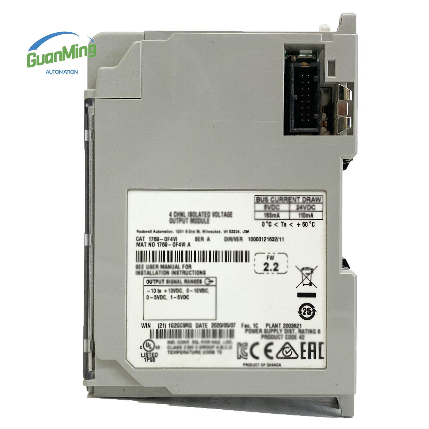1769OF4VI SER C All 1769 Series PLC Programming Controller Analog Voltage Module 1769-OF4VI
