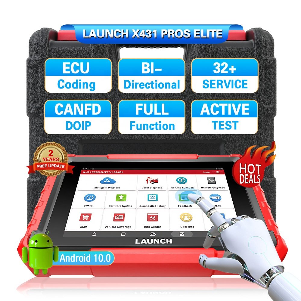 Global version Launch X431 Pros Elite Advanced ECU Coding scanners cars Repair 99% of Cars car diagnostic tools