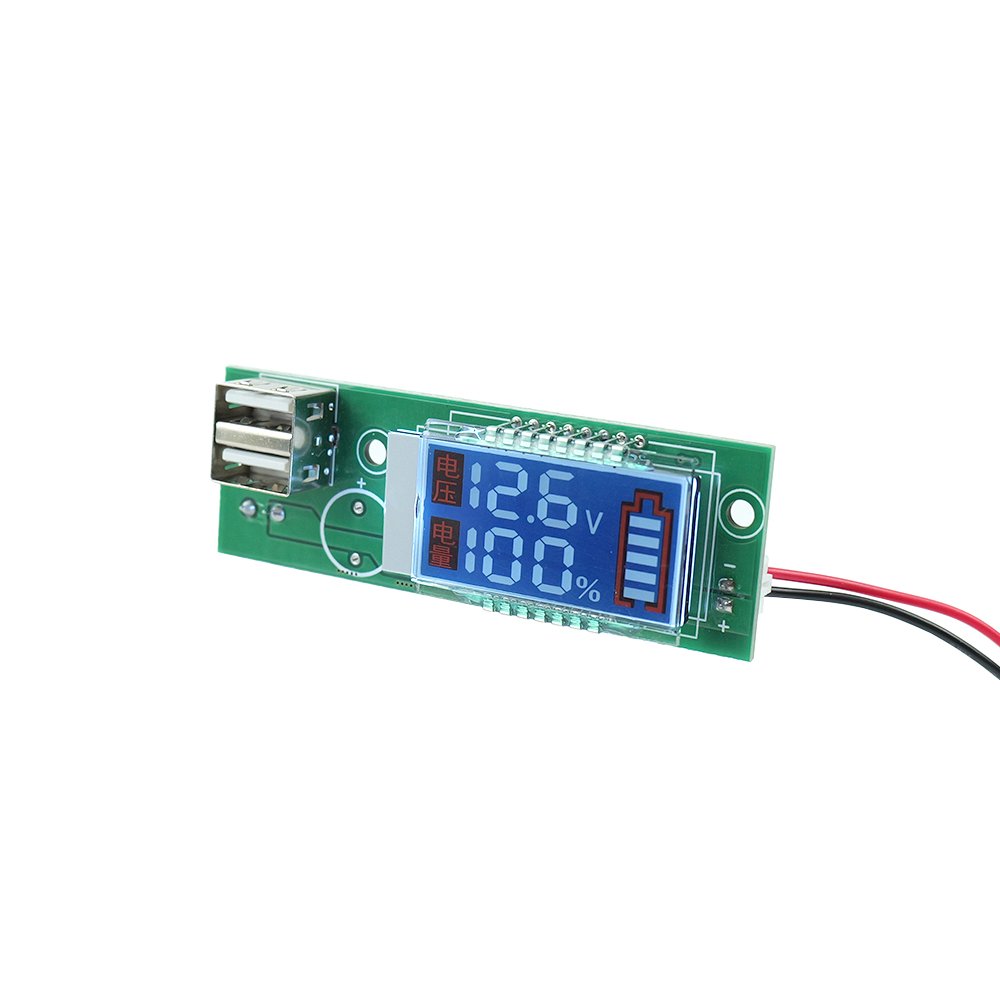 12-24V Voltmeter Digital Lithium-ion Lead-acid battery Capacity tester Voltmeter