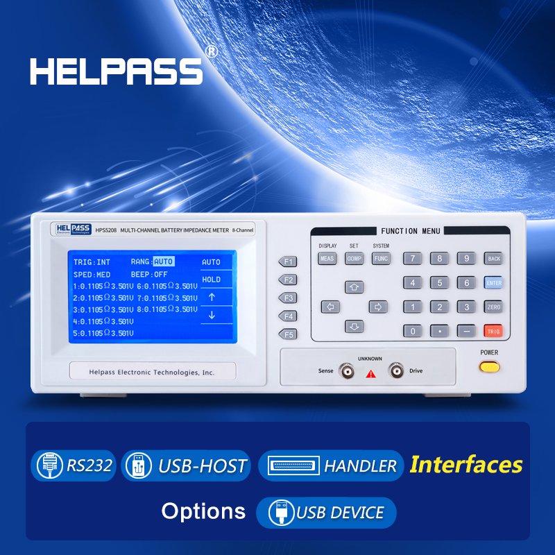 Multi-Channel Battery Impedance Meter HPS5202/HPS5206/HPS5208/HPS5210