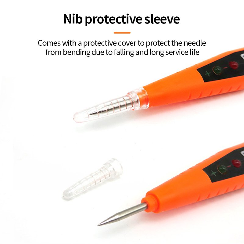 Hot sale power probe circuit tester digital var electrical circuit tester pen voltage alert pen with light