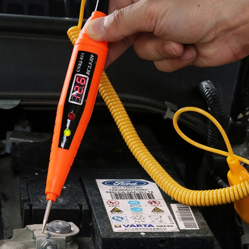 Hot sale power probe circuit tester digital var electrical circuit tester pen voltage alert pen with light