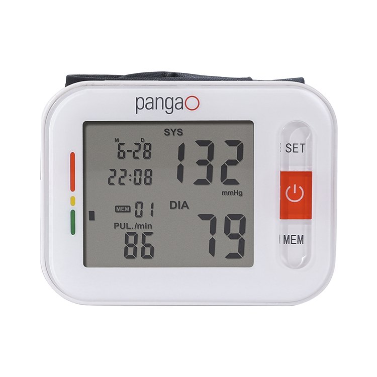 Best electric digital portable talking smart wrist blood pressure monitor large lcd display bp machine