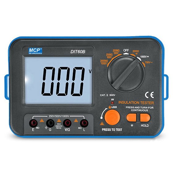 MCP DIT60B DIGITAL INSULATION RESISTANCE TESTER