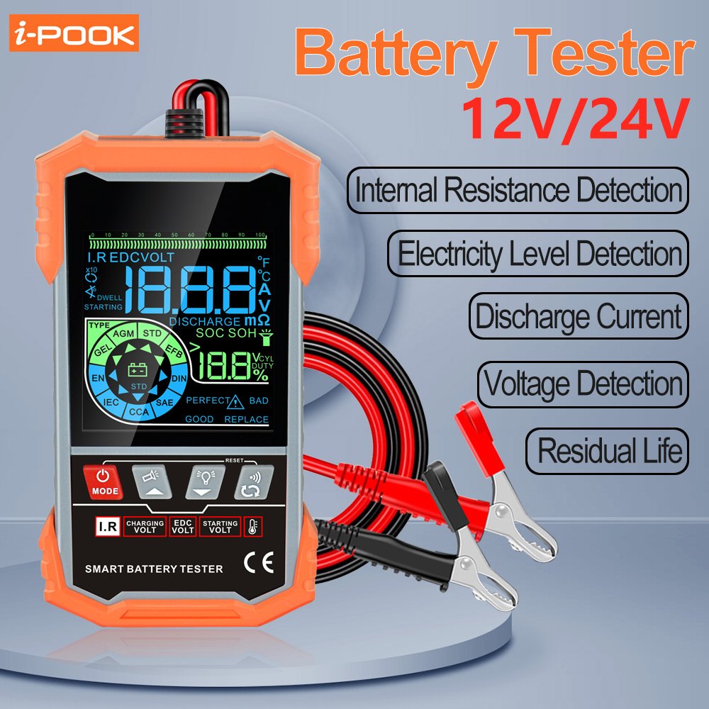 Vehicle tools Automotive Battery tester 12Volt battery analyzer 3.2inch color screen OEM ODM