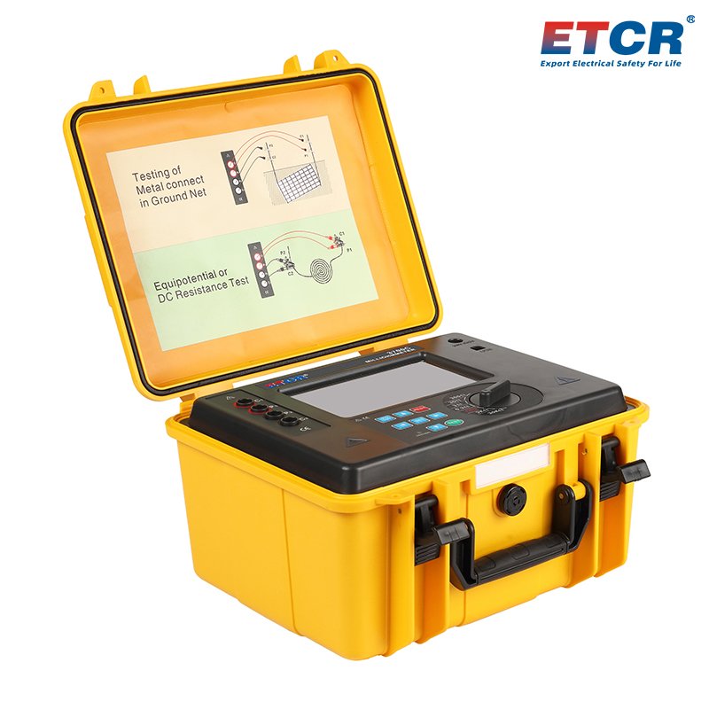 ETCR3700C Hot-Selling Equipotential Property Connection Resistance Tester With Storage And Data Upload Function