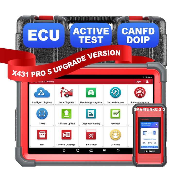 Professional Launch X431 PRO5 PRO OBD Tool Online ECU Programming KEY Coding Diagnostic Car Machine Scanner Automotriz For Cars