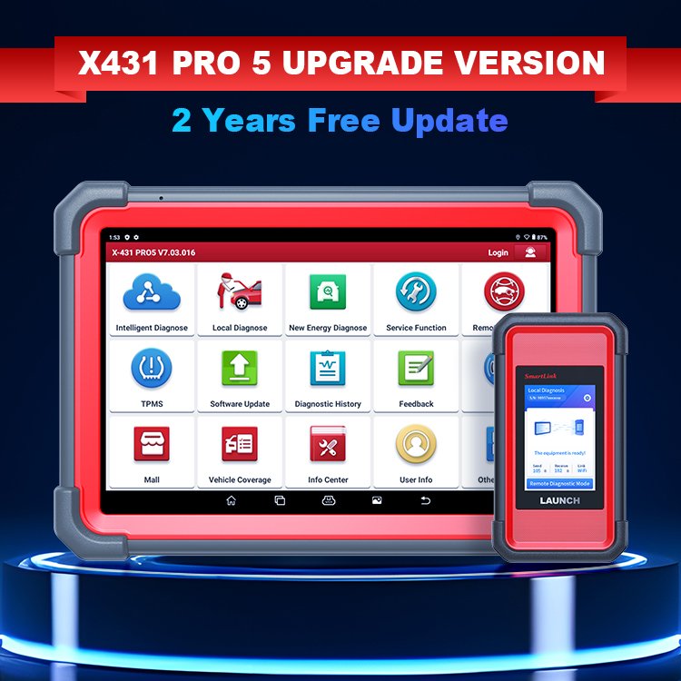 Professional Launch X431 PRO5 PRO OBD Tool Online ECU Programming KEY Coding Diagnostic Car Machine Scanner Automotriz For Cars