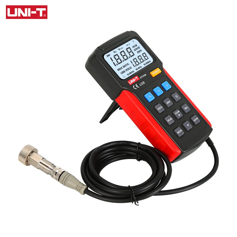 UNI-T UT315A Digital Vibration Testers Vibration Acceleration Velocity Displacement Measurement USB Connect PC Soft