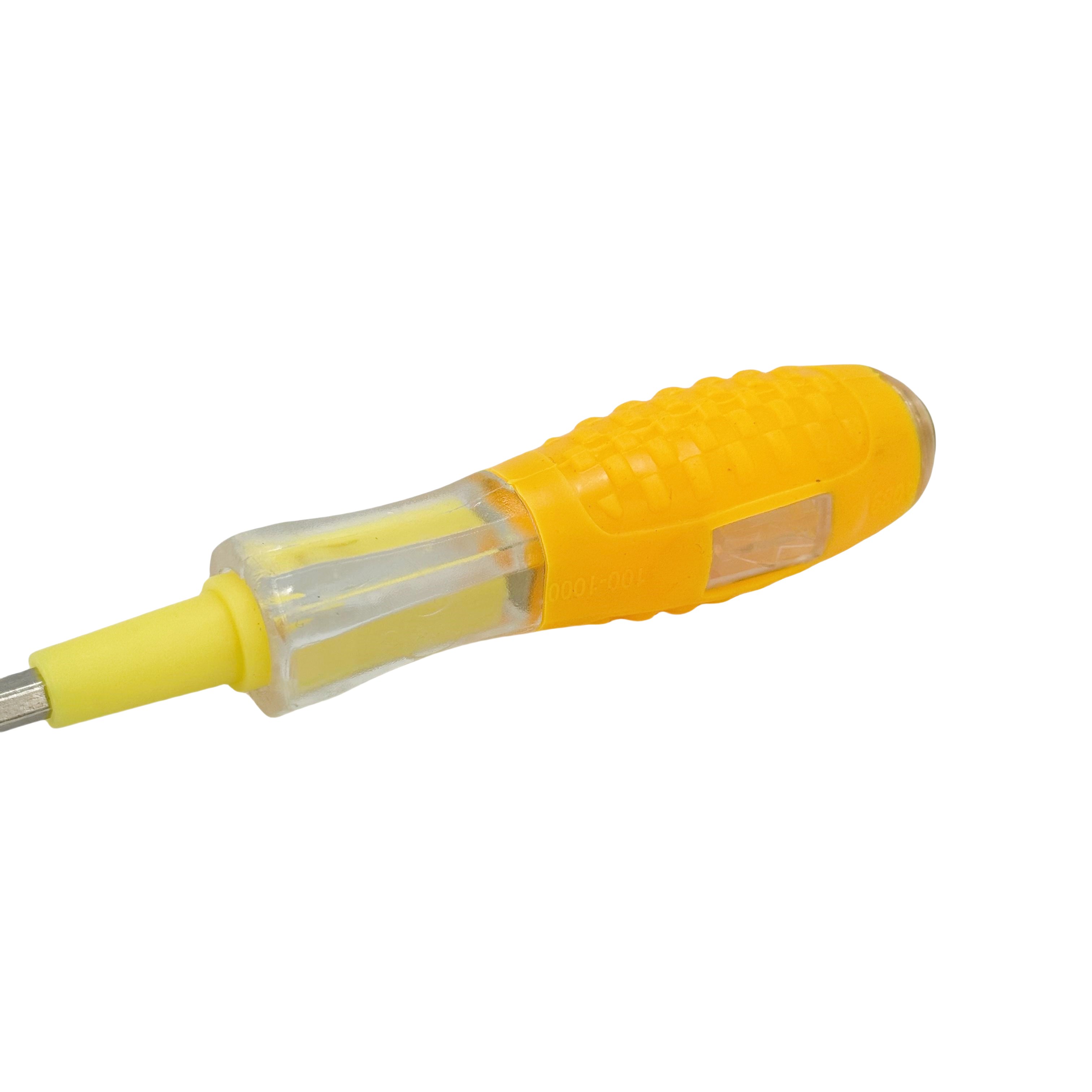 Factory customized yellow plastic electric induction stylus Screwdriver type Electric Test Pen for Voltage Tester