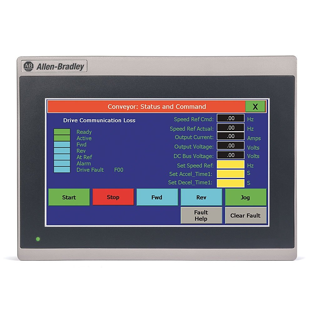A-B 2711R-T7T Panelview 800 7 Inch HMI Terminal PLC
