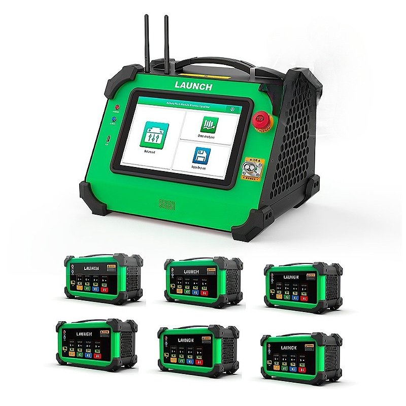 LAUNCH EVB601 10.1-inch LCD Wireless Battery Pack Balancer Charging/Discharging/Discharge Detector Analyzer