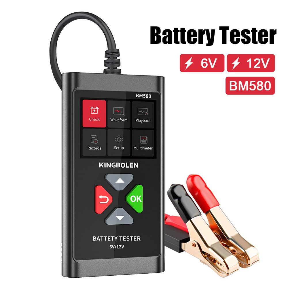 Car Battery Tester Charging Cranking Diagnostic Tools CCA circut Analyzer