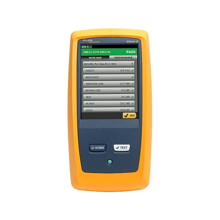 Fluke Networks DSX-5000 Cable Analyzer Network Tester Twisted Pair Cabling Tester