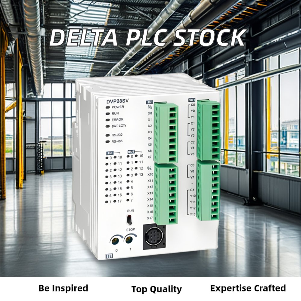 Original Large Stock DVP28SV311T CPU Module for Delta CNC Controllers Logo PLC at Competitive Price