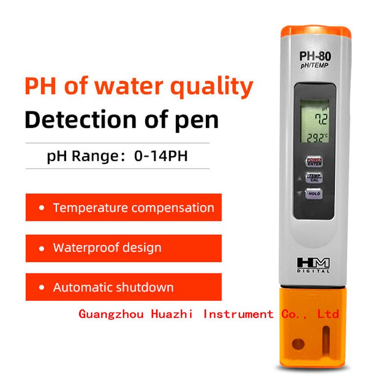 HM digital PH-80 portable Home water Ph reagent water PH Meter water quality testing measurement tester