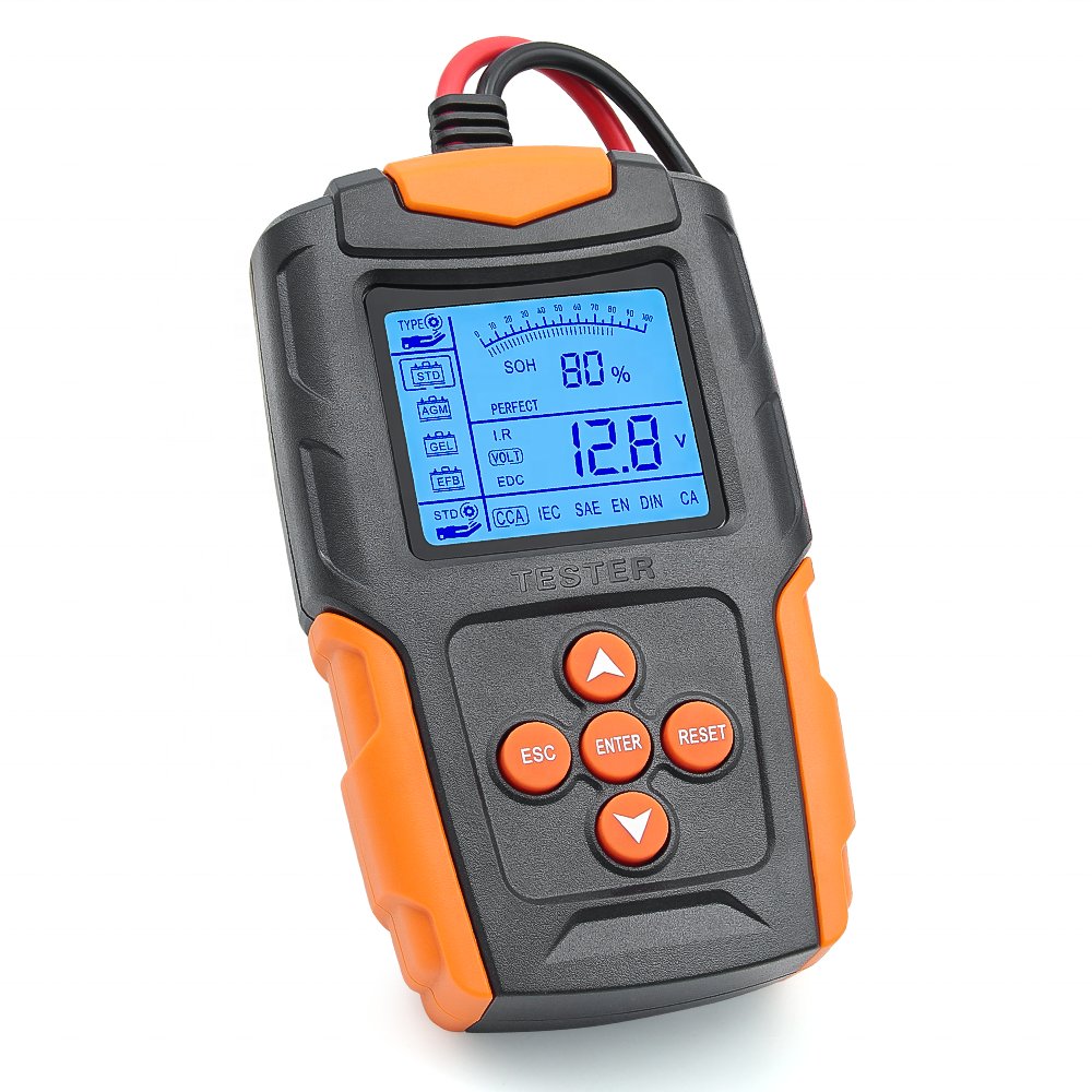 FOXSUR FBT 200 Battery Tester Full Protection Intelligent Battery Tester SOH SOC 12V 24V Battery Analyzer
