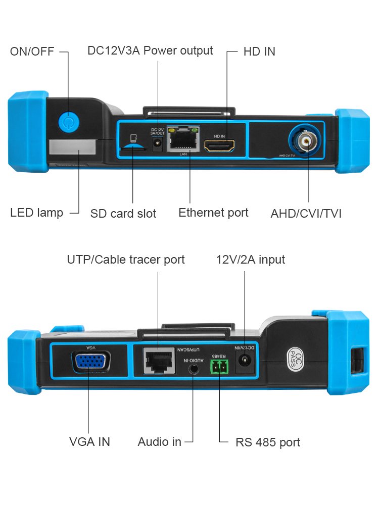 NOYAFA NF-IPC715 CCTV tester Security All in One Multifunctional 4K HD CCTV tester HD IP Monitor 4K IPC Camera