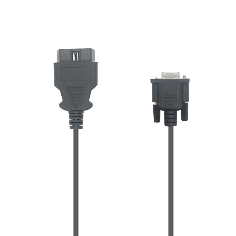 OBD 16 Pin Male To D-sub 9Pin Male obd2 to db9 cable OBD diagnostic cable scanner Extension Cable