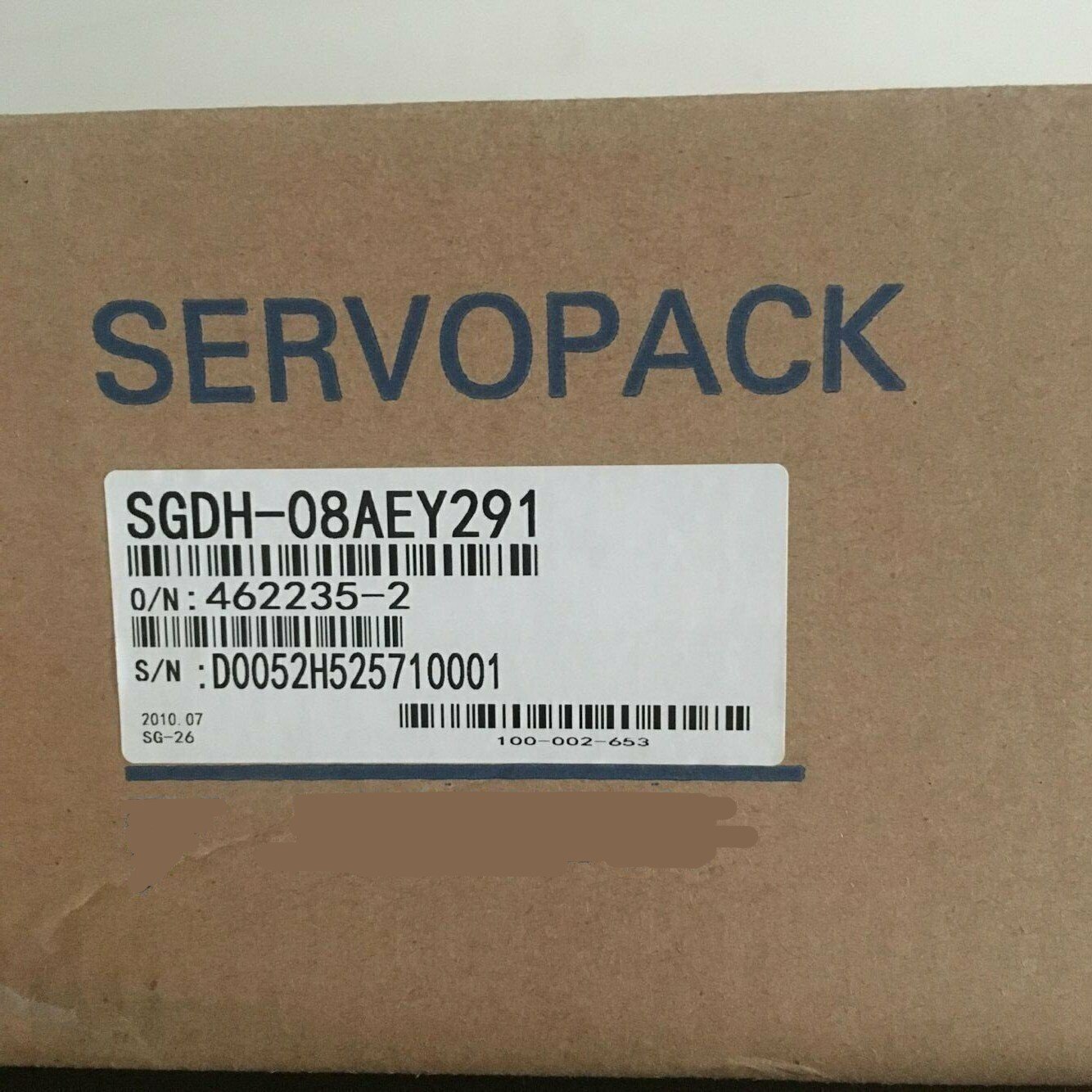 New SGDH-08AEY291 AC Servo Drive PLC PAC & Dedicated Controllers