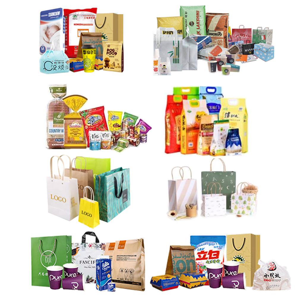 Cardboard printing machine paper bag machine with printing 5 color flexographic printing machine for carton pac