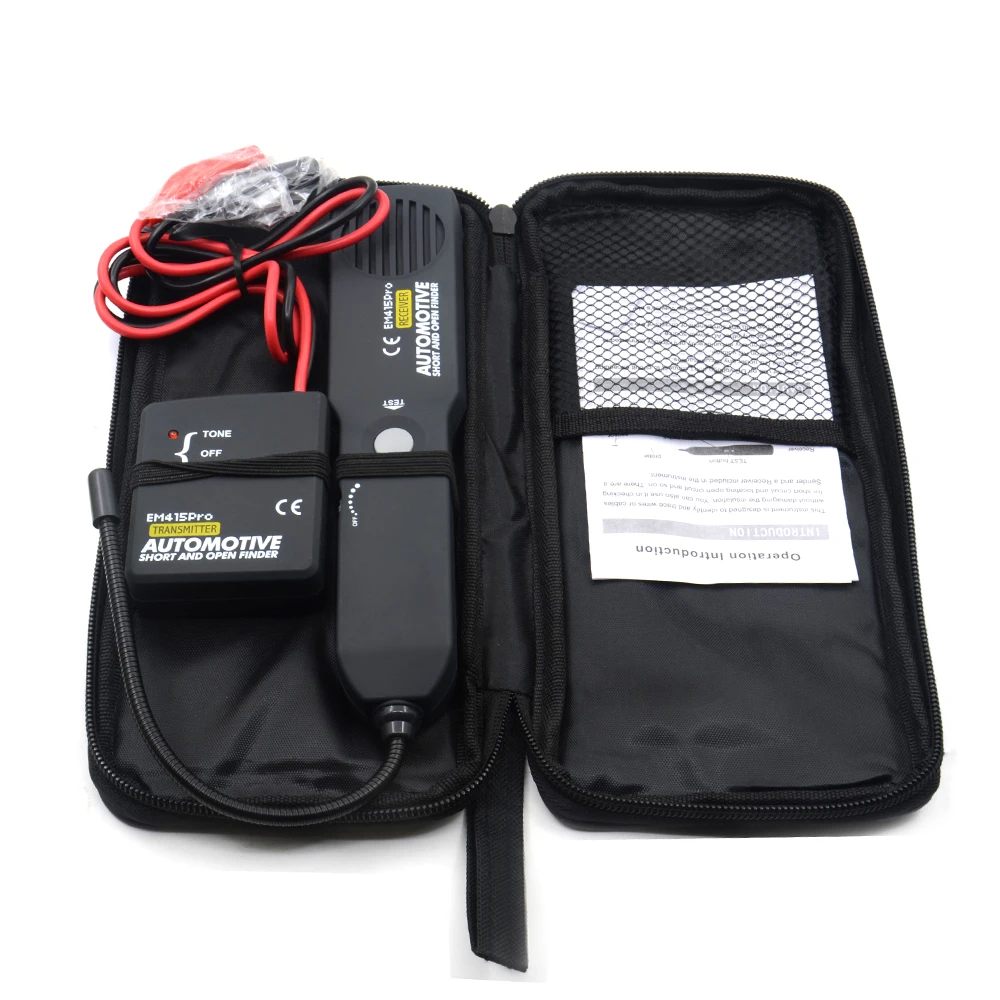 EM415PRO Automotive Short Cable Tracker & Open Wire Finder Universal EM415 PRO 6-42V DC Find Car Short Circuit Wire