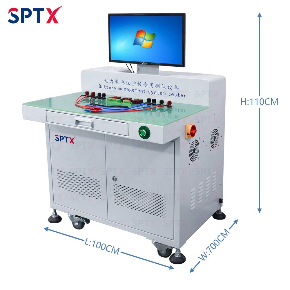 Lithium Battery Pack Testing Machine 1-48 Series Protection Board Tester BMS Tester PCB Tester with Computer