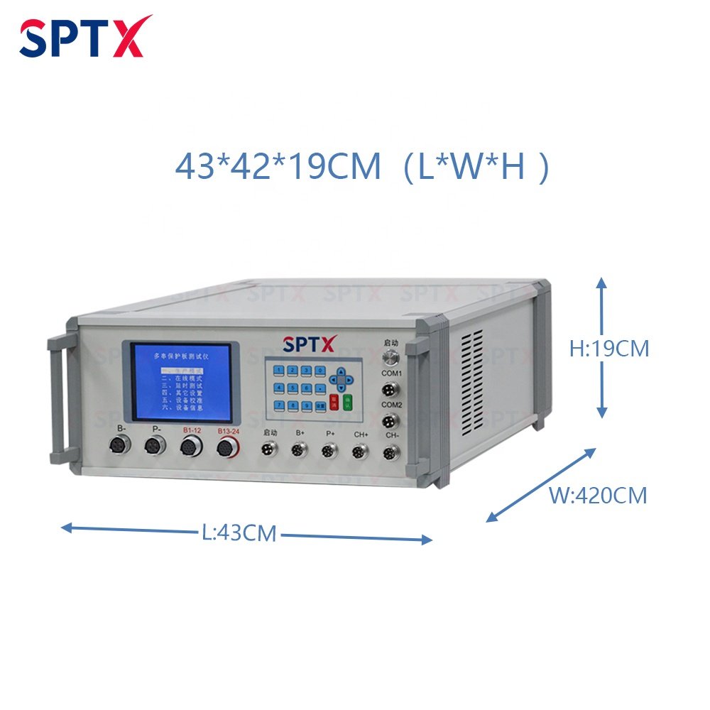 Lithium Battery Pack Testing Machine 1-48 Series Protection Board Tester BMS Tester PCB Tester with Computer