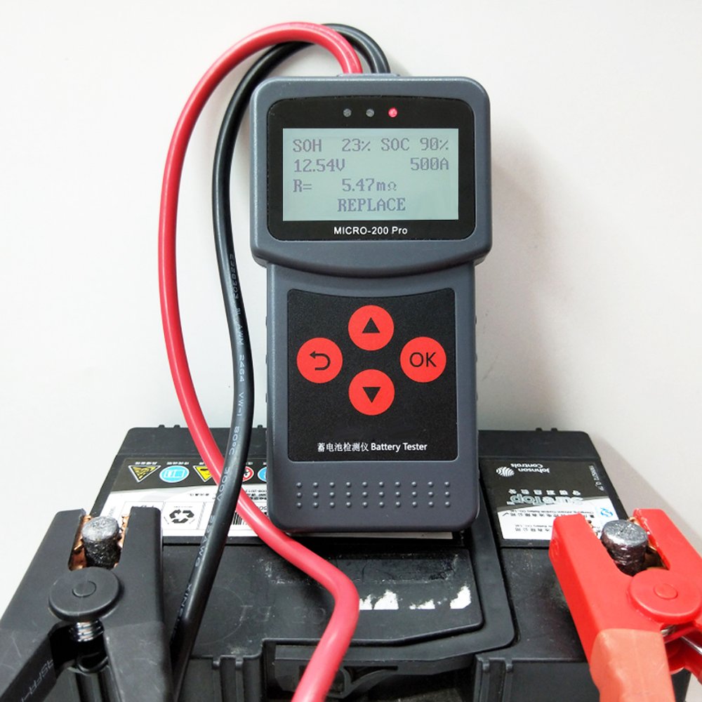 Micro-200 Pro 12V 24V Aumotive Vehicle Car Battery Tester Battery Conductance Resistance healthy quality Test Analyzer Tester