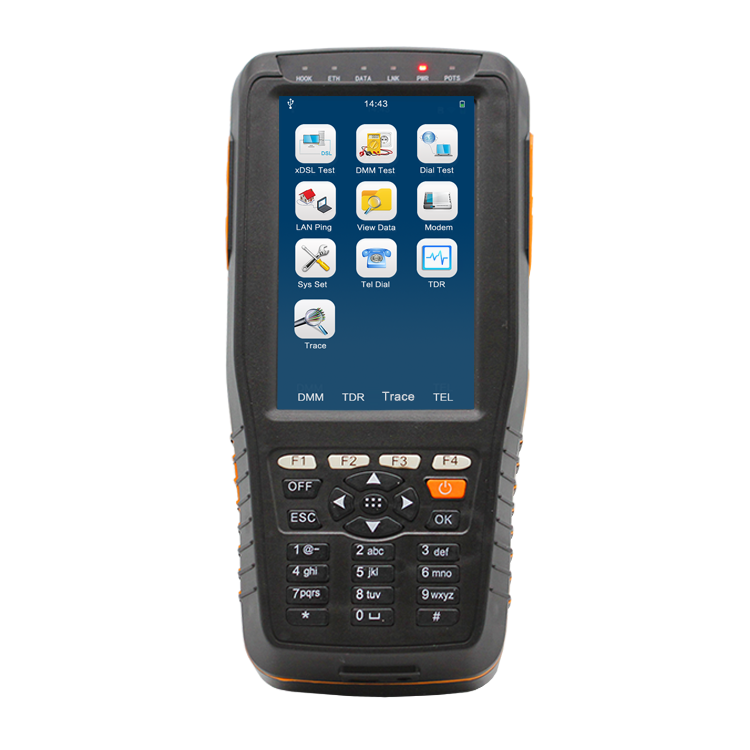 High quality TM-600 ADSL/VDSL tester DMM test OPM/VFL meter Tone Tracker/Telephone TDR Cable Fault Locator