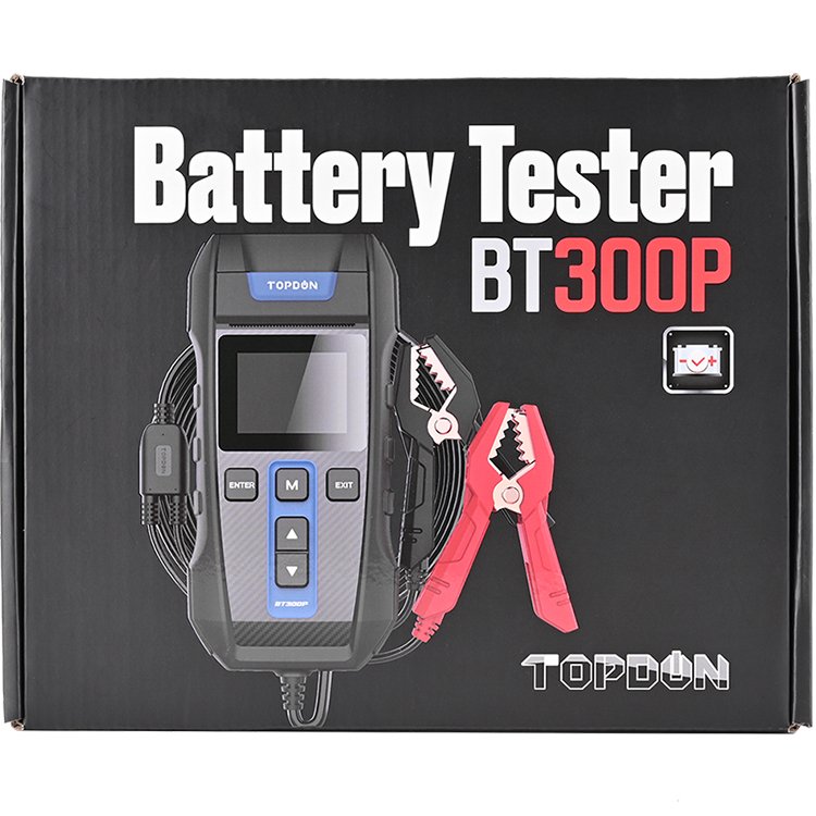 TOPDON BT300P 12 Volt 12V 24V Auto Automobile Automotive Car Battery Load Tester Analyser Testing