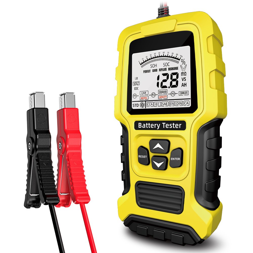 TK-200 12V24V Smart LCD Vehicle Lead Acid Battery Tester Advanced Diagnostic Tool for Trucks Motorcycles and Scooters