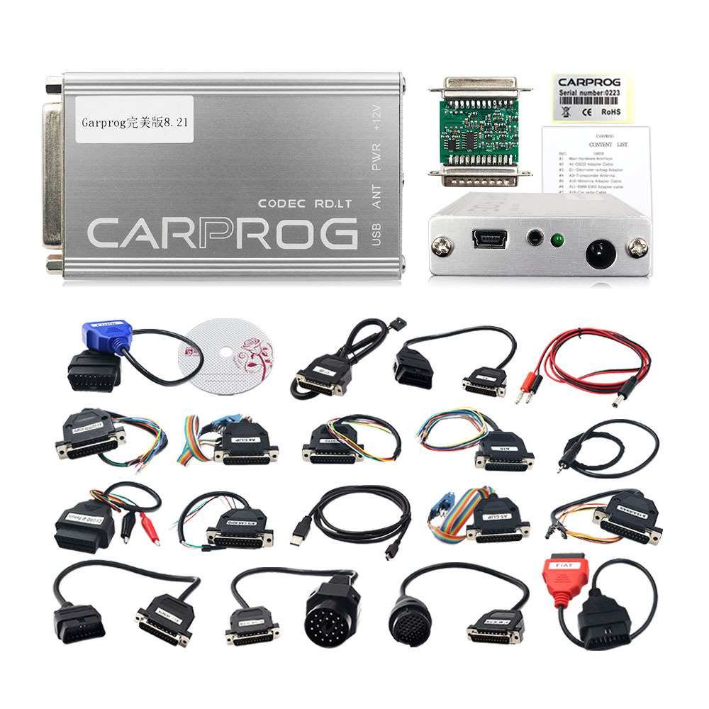 Carprog V8.21 Full Firmware Perfect Online Version With All 21 Adapters
