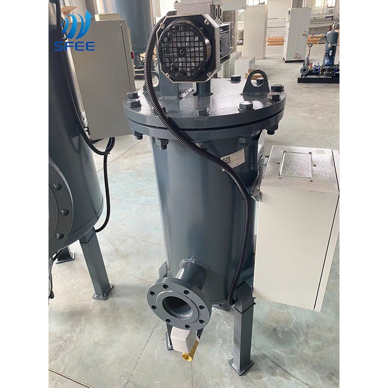 customized ss304 brush type industrial automatic self cleaning filter auto clean self-cleaning water filter price