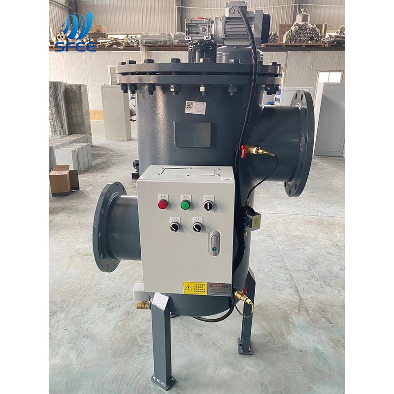 customized ss304 brush type industrial automatic self cleaning filter auto clean self-cleaning water filter price