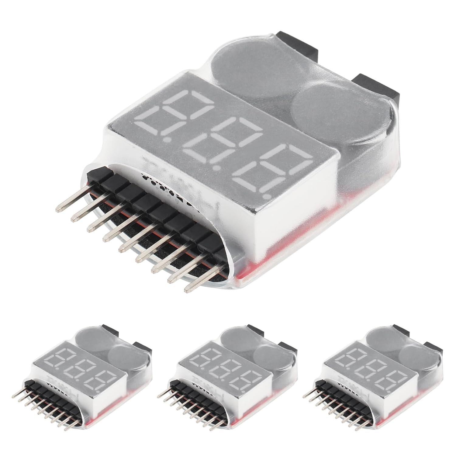 2In1 1-8S Lipo Battery Voltage Tester Rc Low Voltage Buzzer Lipo Battery Ir Tester Monitor Use Lipo Battery Voltage Tester